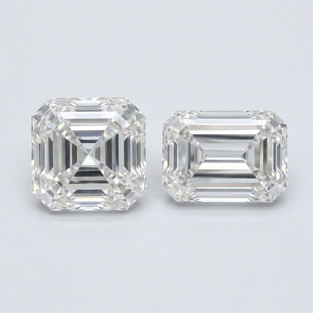 Asscher cut vs Emerald cut