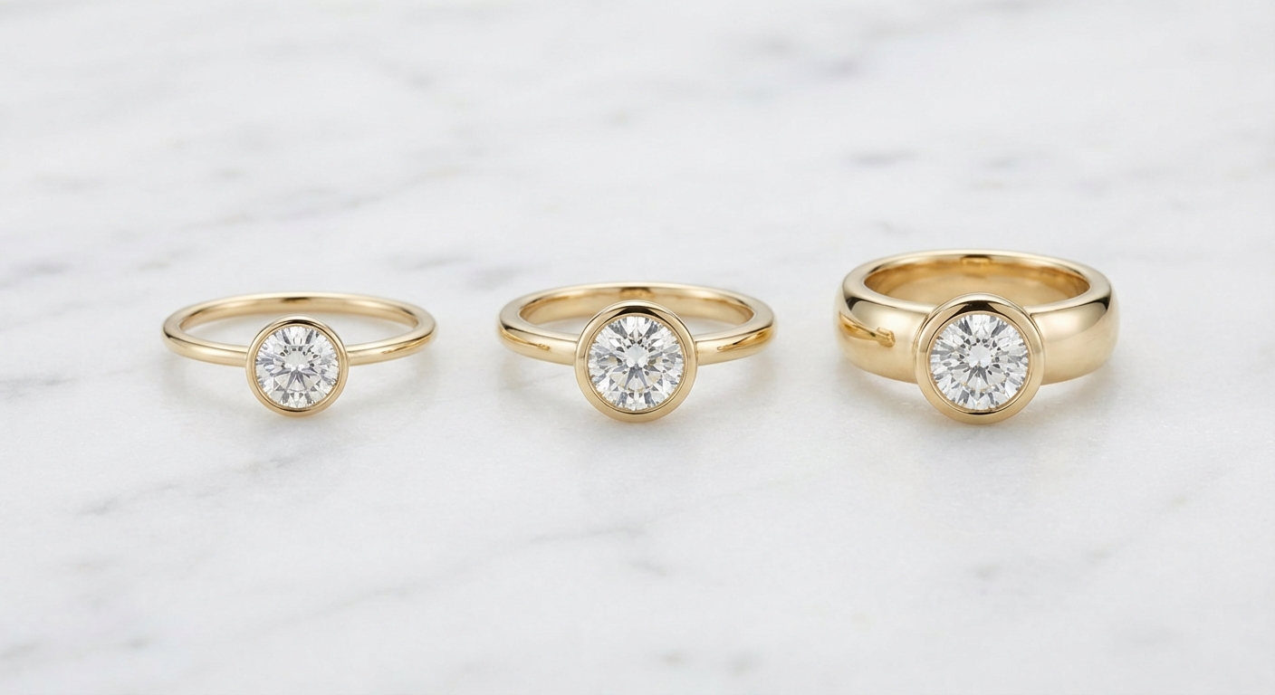 Bezel band thickness